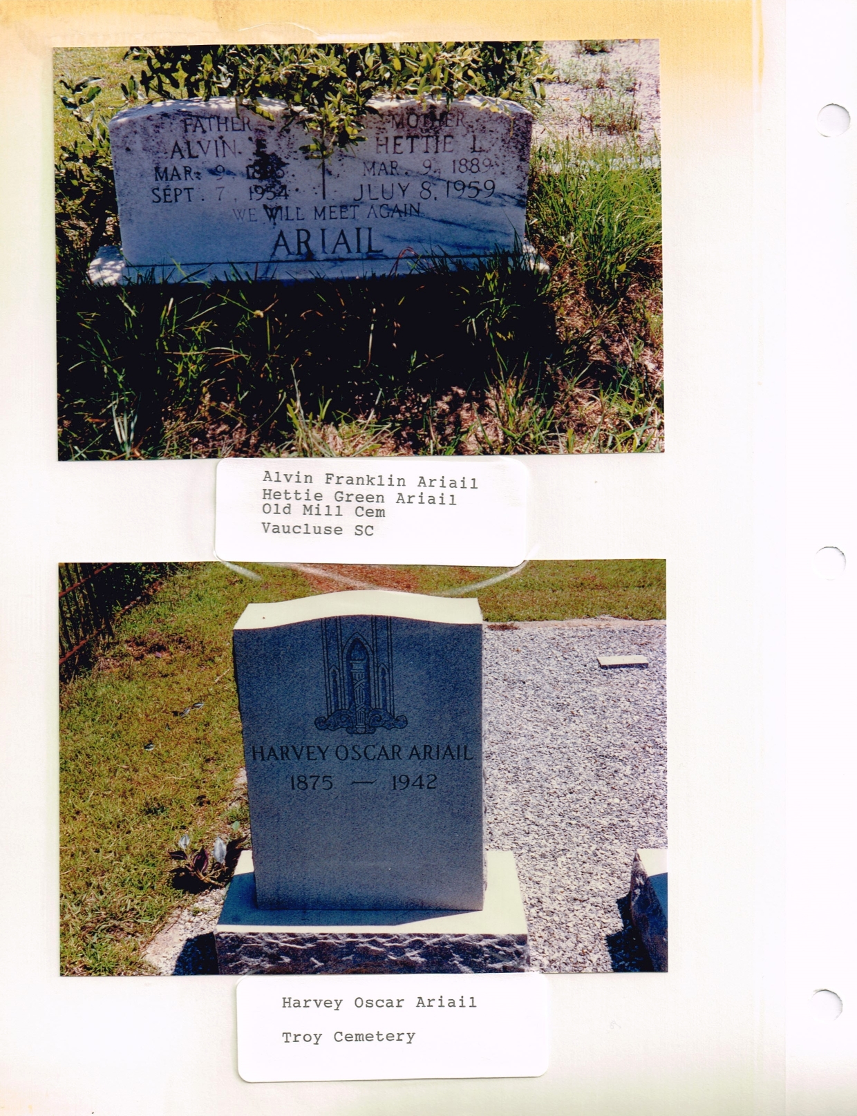 Alvin Franklin Ariail