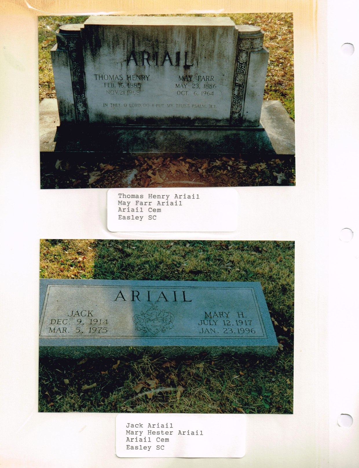 Thomas Henry Ariail