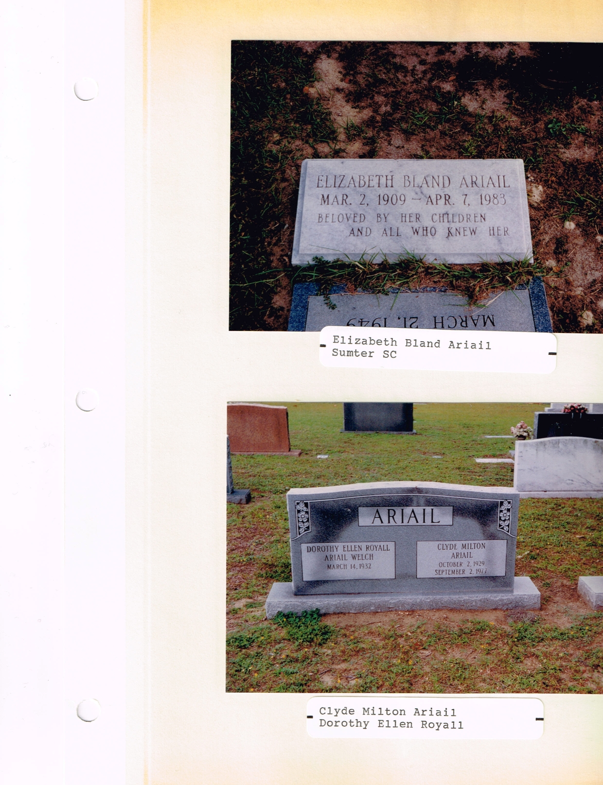 Elizabeth Bland Ariail