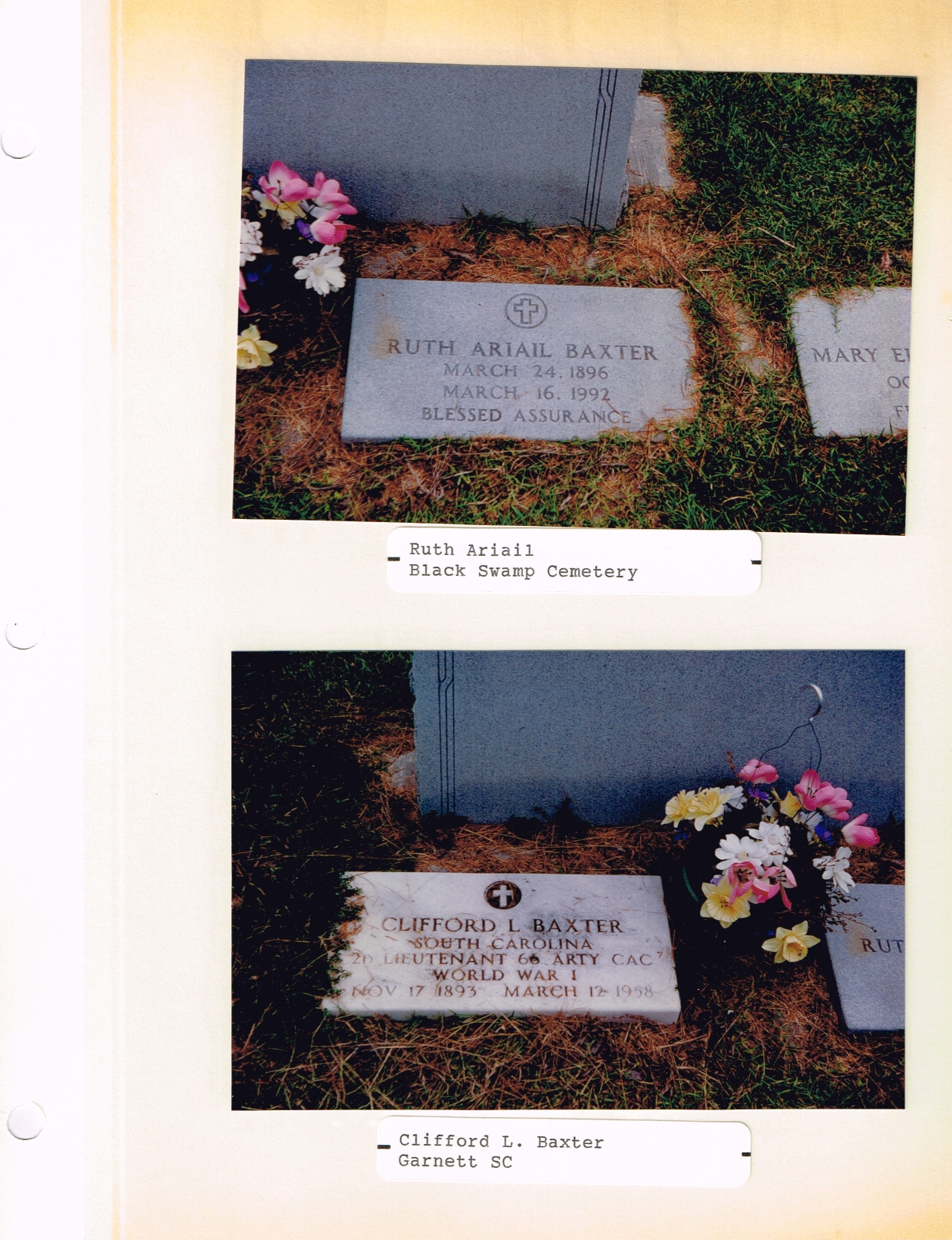 Ruth Euzelia Ariail Baxter